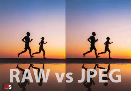 نوردهی با فرمت RAW